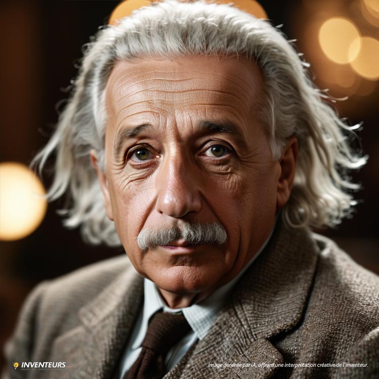 Portrait illustré de Albert Einstein