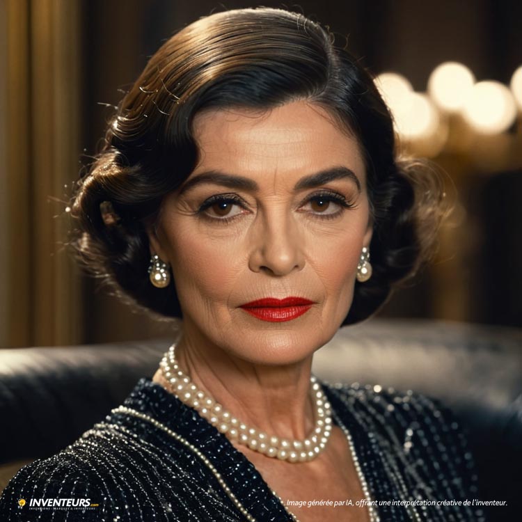 Portrait illustré de Coco Chanel