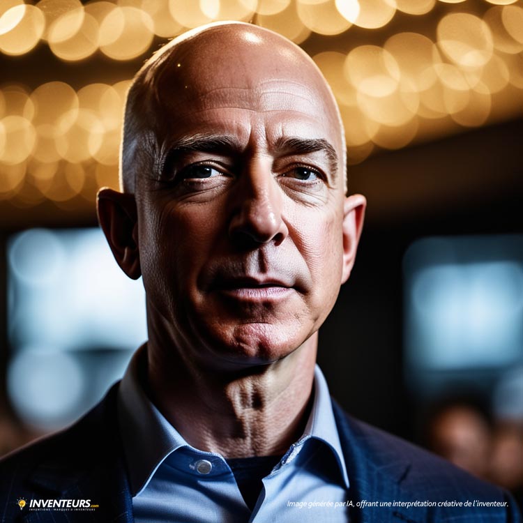Portrait illustré de Jeff Bezos