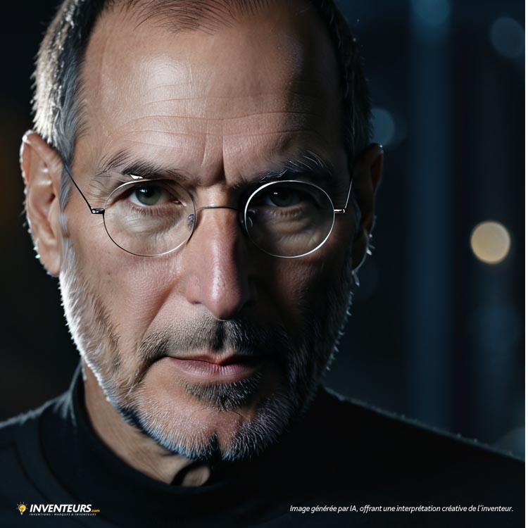 Portrait illustré de Steve Jobs